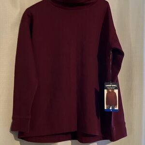 Women’s Long- Sleeve Waffle Funnel Neck Top